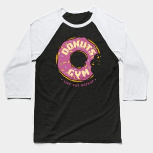 Donuts Gym Baseball T-Shirt